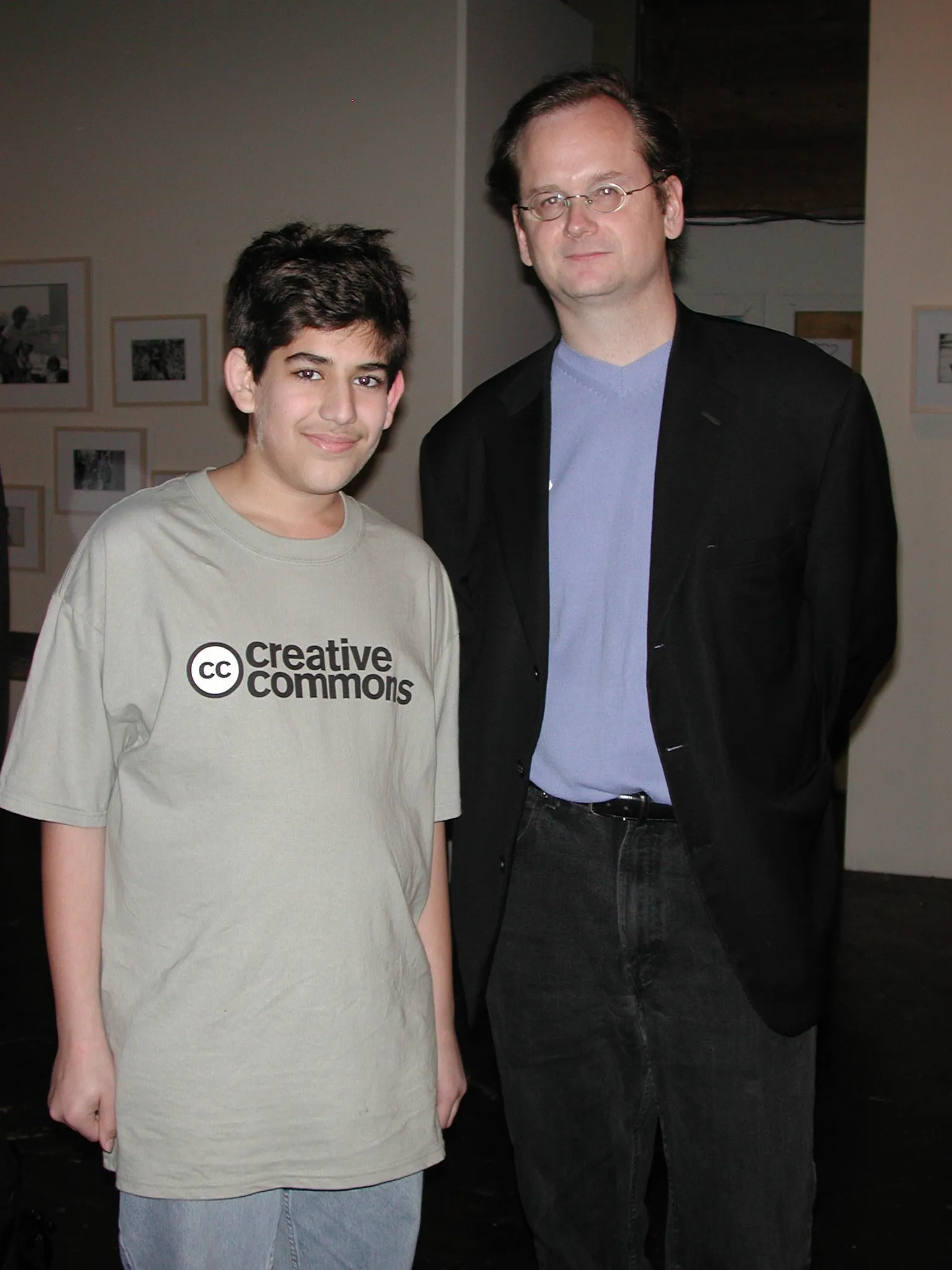 Aaron Swartz and Lawrence Lessig