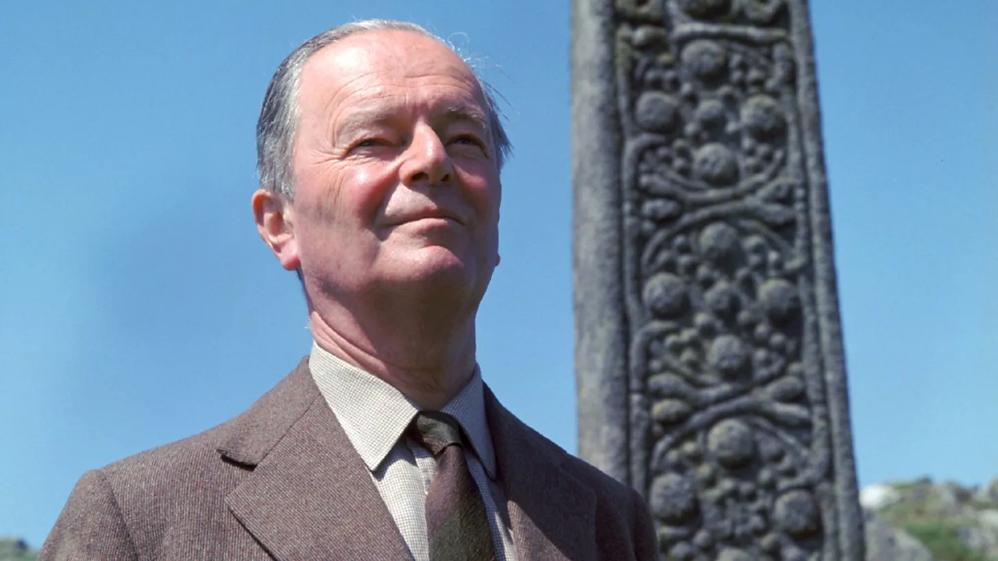 Kenneth Clark looking outward